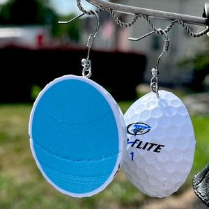 Golf Ball Earrings